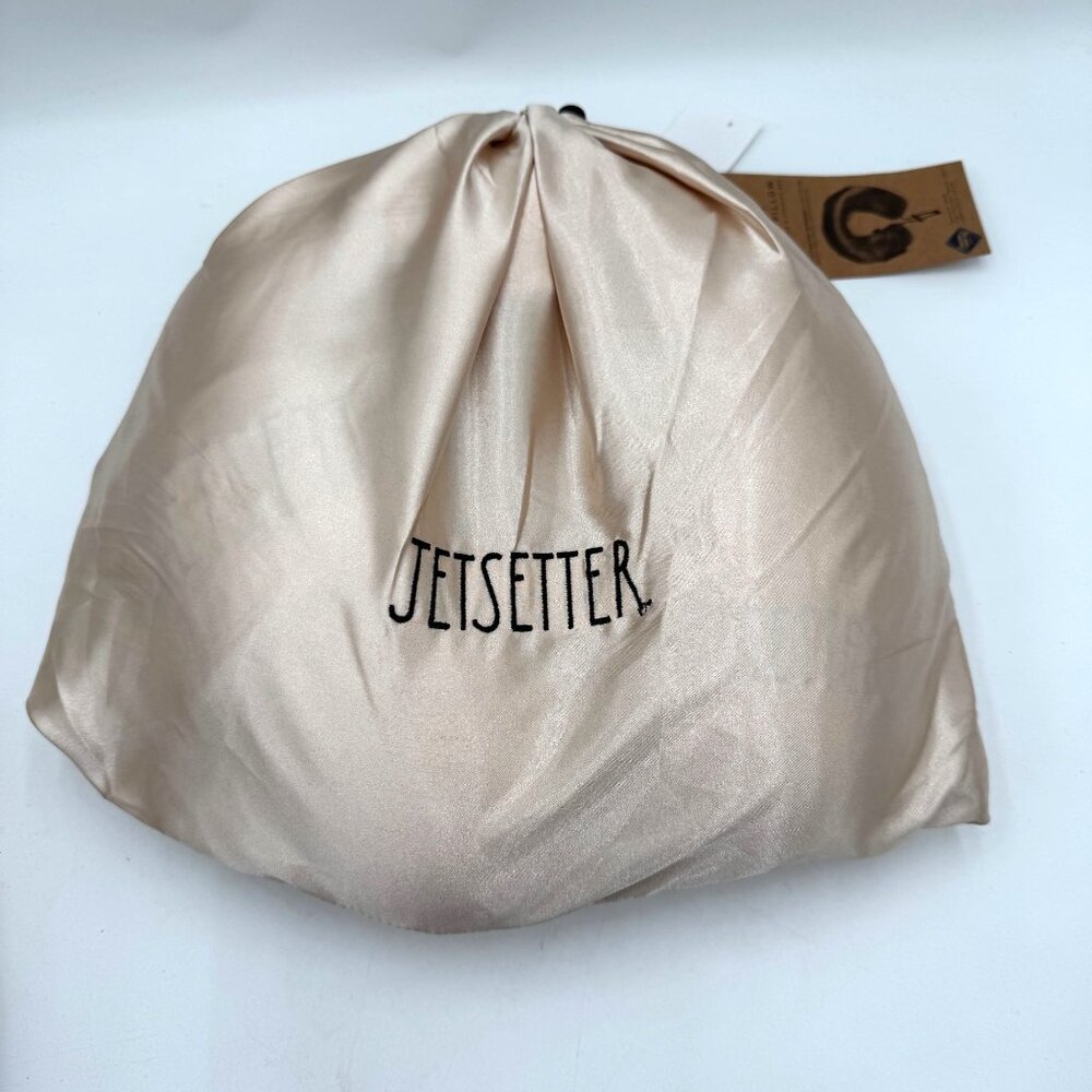 Rae Dunn JETSETTER Packable Travel Pillow Set NWT